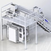 Curd Filling Line with Auger Mixer