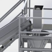 Curd Filling Line with Auger Mixer